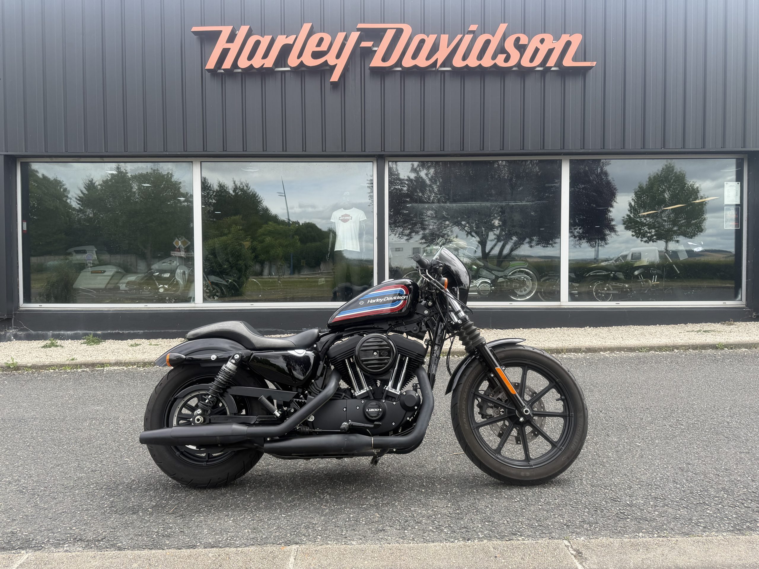 Harley-Davidson Sportster 1200 Iron bi-place + Sissy bar bridable A2